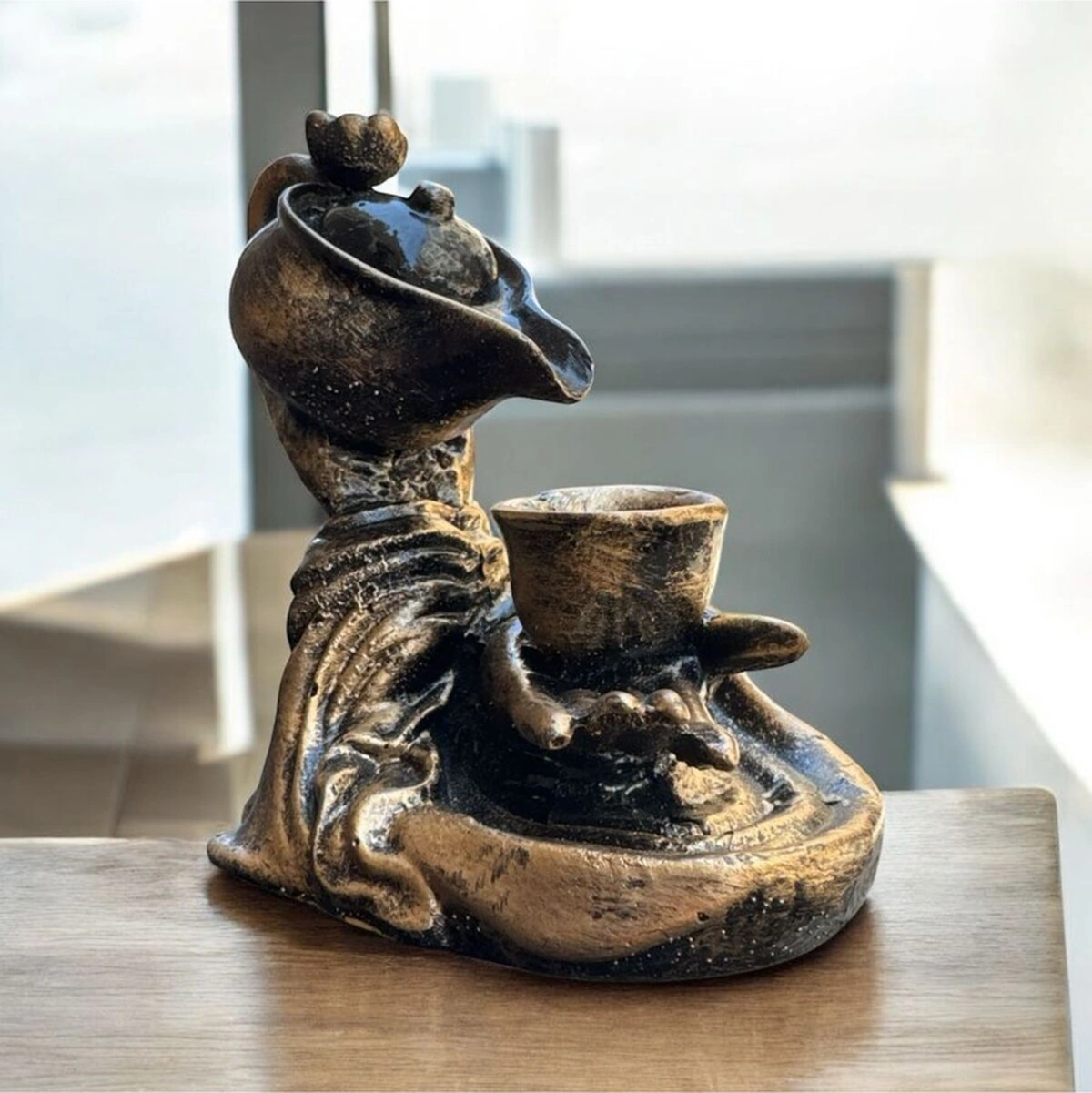 Dekoratif Polyester Tütsülük Biblo Gold Eskitme