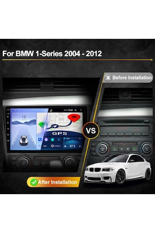 Bmw 1 Serıes M/c E81-e82-e87-e88 2004-2012 Multimedya Navigasyon Usb Kamera Carplayer