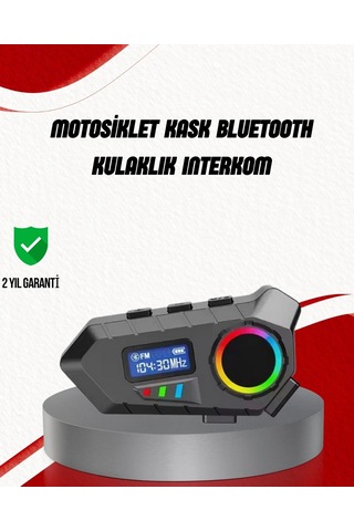 Ceylan Adam Suya Dayanıklı Bluetooth İnterkom 5.4 Hoparlör 500mah Batarya Ve Fm Radyo Özellikli