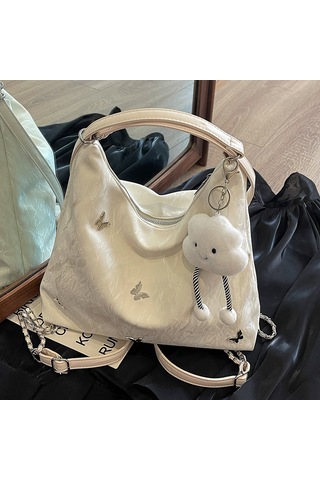 Lyon İşeçok Fonksiyonlu Sırtçantasıtek Omuzluçapraz Vücut Sırtçanası Beyaaz