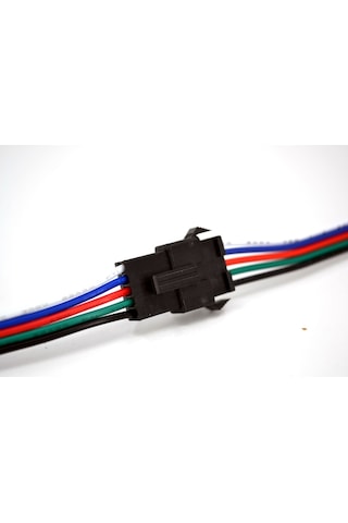 1 Takım 5 Pin Kablolu JST LED Konnektör Elektrik Soketi MT-ES05
