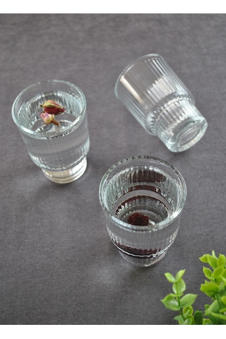 3'lü Su Bardağı Seti 200 Ml-3 Adet Meşrubat Bardak Takımı