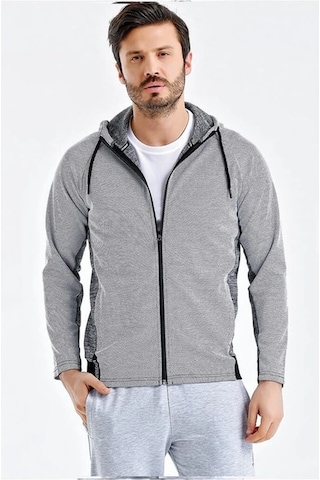 Uhlsport Sweat Poly. Kapşonlu Grey M Siyah