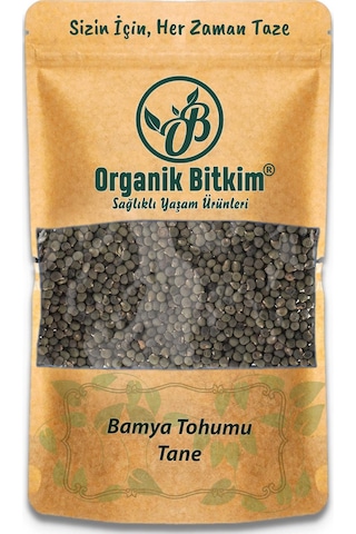 Organik Bitkim Tane Bamya Tohumu 1 KG