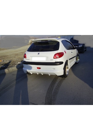 Peugeot 206 Arka Tampon Eki Difizör Boyasız Peugeot 206 Arka Tampon Eki Difizör Boyasız