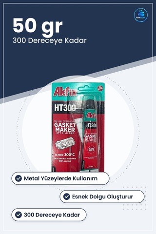 Sıvı Conta Silikon 50 Gr Yüksek Isıya Dayanıklı Derece Otomotiv M Kırmızı