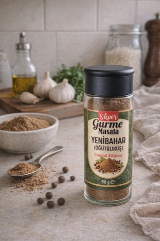 Yenibahar Toz 50 G Cam Şişe Tuzluk Kapaklı