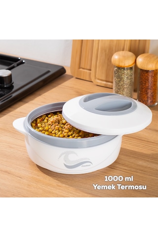 Porsima 3149 1000 Ml Yemek Termosu Paslanmaz Çelik Sefer Tası Bey