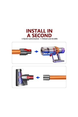 Dyson V7-v8-v10-v11-v15 Sv22 İle Uyumlu Turuncu Süpürge Borusu