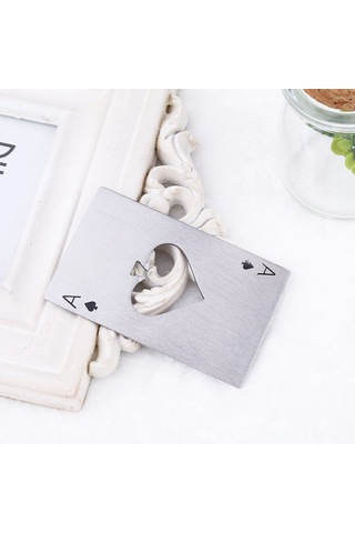 Xiyyadms 420 Çelikten Yapılmış 8.5x5.5cm Kartpostal A Desenli Kolay Taşınabilir Bira Açıcı 1 Adet Diğer