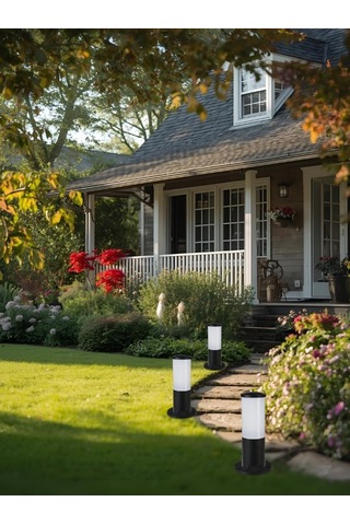 Huzur Elektrik Bollard Direk 30cm Aydınlatma Armatürü 13400