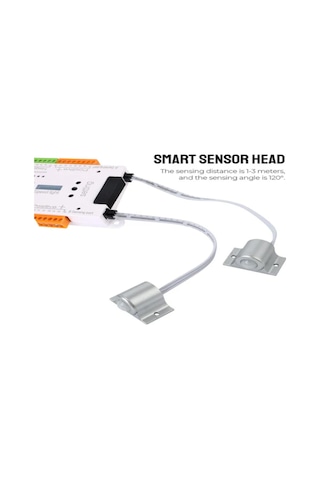 Yifomall 32 Adım Akıllı Merdiven Sensörü, Otomatik Açma/kapatma, Akışlı Led Işık Kontrolörü, Dc 12-24v, Engellere Duyarlı, Ev/mağaza Kullanıma Uygun Diğer