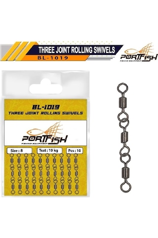 Portfish Bl-1019 Zincir Fırdöndü 3 Lü No:12 - Standart