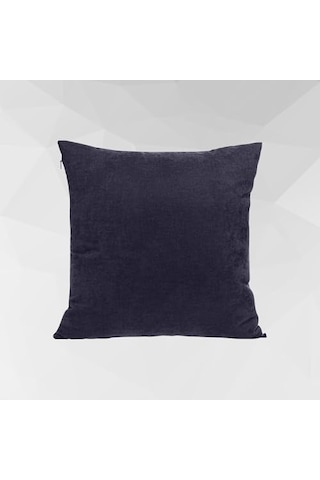 Cortibo Barcelona Kadife Dokulu Kırlent Kılıfı 45x45cm Siyah Diğer