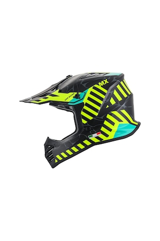 Sway 618 Alert Çocuk Cross Kaskı Bisiklet Motosiklet Enduro Kask L Beden Mat Siyah Sarı Çocuk Kaskı Siyah - Sarı