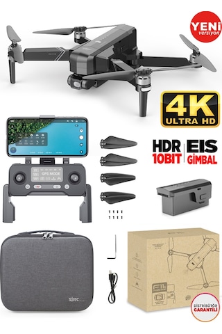 SJRC F11 Pro 4K Kameralı Drone Seti - 1.5 KM Menzil - 26 Dakika Uçuş Süresi + Çanta