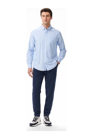 Nautica Erkek Mavi Classic Fit Gömlek-11418 Mavi