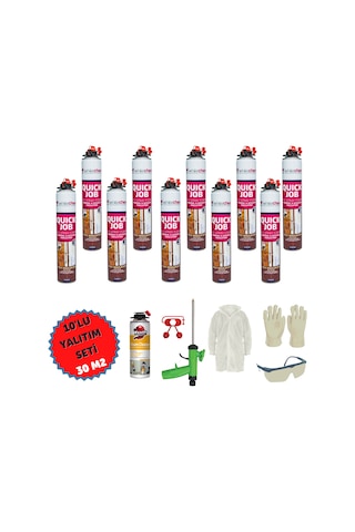 Yalıtüp Whitechem Poliüretan Isı ve Ses Yalıtım Köpük 10 adetx930