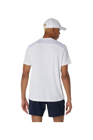 Asics Court Ss Top Erkek White Traditional Kısa Kollu Tshirt 2041a339-100 Beyaz