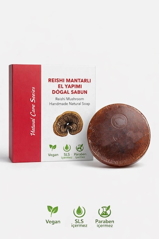 Reishi  El Yapımı Doğal Oval Sabun - 100 Gr Reishi