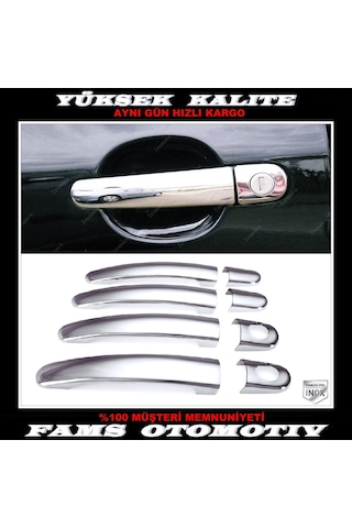 Vw Golf 4 Krom Kapı Kolu 4 Kapı 1998-2004 Arası P.Çelik 2 Delik