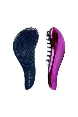 Land Of Myth Lom11015 Dolaşık Saç Açma Tarağı Rose Pink Black