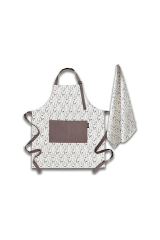 Mutfak Önlüğü Ve Havlu Takımı Pamuklu, İki Cepli Kadın Önlüğü, C Provence Otları, Diğer