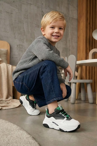 Dark Seer Kids Ds K 1838 Sneaker 2025 Kız Çocuk Beyaz-mavi