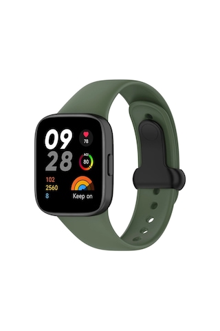 Xiaomi Redmi Watch 3 Origin Silikon Kordon Saat Değildir - Koyu Yeşil