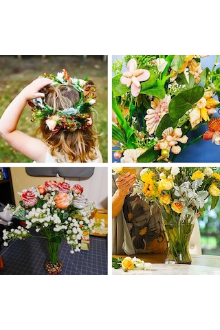 Beyaz Yapay Çiçek Teli, No:20 1.2 Mm - Çiçek Aranjman Yapım Tel