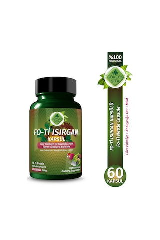 Gökçek Şifa Fo-Ti 1000 MG Isırgan Kapsül 60 Kapsül