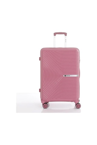 Mçs 3lü Set Kırılmaz Silikon Seyahat Valizi Bavulu V374 K.pudra Koyu Pembe