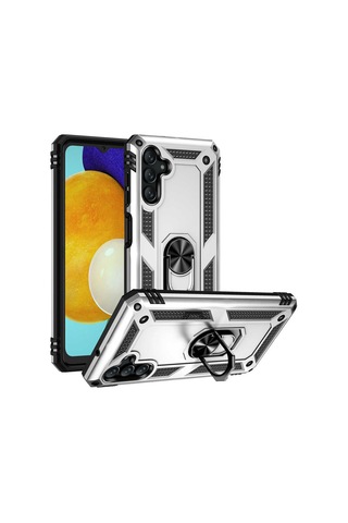 Samsung Uyumlu Galaxy A13 5g Kılıf Zore Vega Kapak Gri