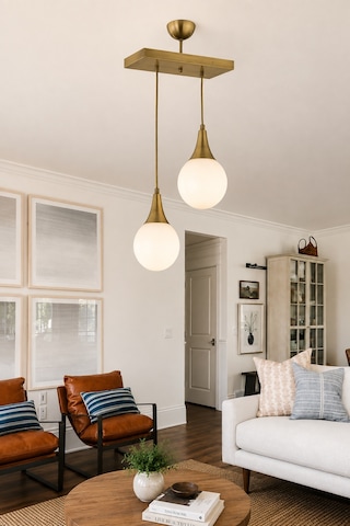 Damla 2 Li Sıralı Eskitme Modern Sarkıt Mutfak Oturma Odası Salon Sarkıt Avize