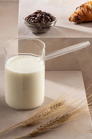 Tohana Cam Cezve 400 Ml. Saplı Borosiklat Cezve