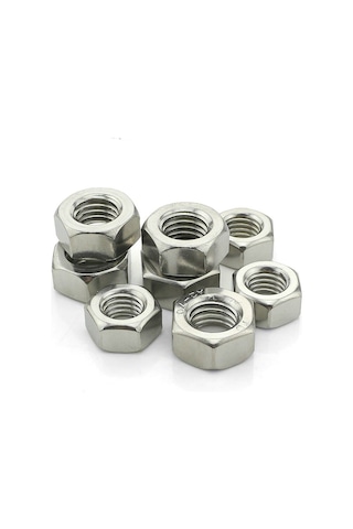 Netpen Dın 934 Galvanizli M5 Çelik Somun 50 Adet M5