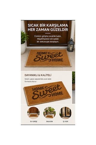 Dikkat Ürün İncedir/ Halıfleks Şeklindedir Kapı Önü Paspas / İç Ve Dış Paspas Turuncu Turuncu