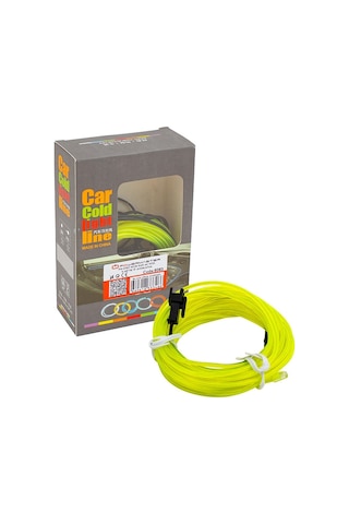 Powermaster Pm 6083 Neon Parlak Florasan Yeşil 5 Metre İp Aydınlatma 5 V Usb Adaptörlü