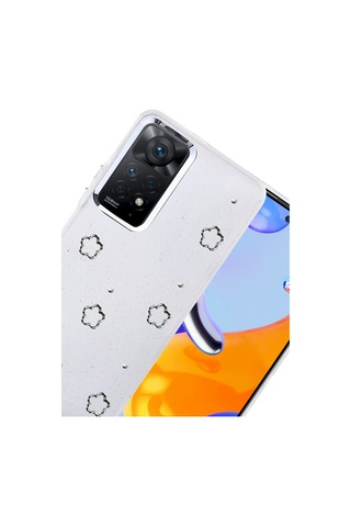 Newface - 20 - Xiaomi Redmi Note 11 Pro Fiyonk Desenli Kapak - - Spt-gld - Desen 2 Diğer