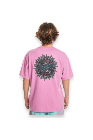 Quiksilver Eqyzt07653 Spin Cycle Ss Pembe Erkek T-shirt Pembe