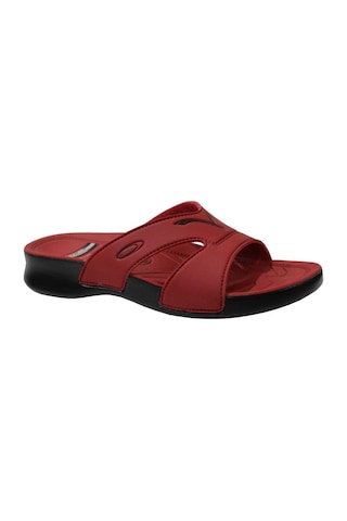 Ceyo 3400-2 Kırmızı Ortapedik Bayan Terlik & Sandalet 001
