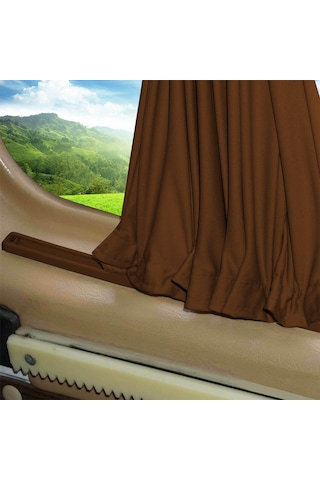 Pandami Ford Connect 1.nesil 2002-2013 Uyumlu Taba Raylı Oto Perde Takımı