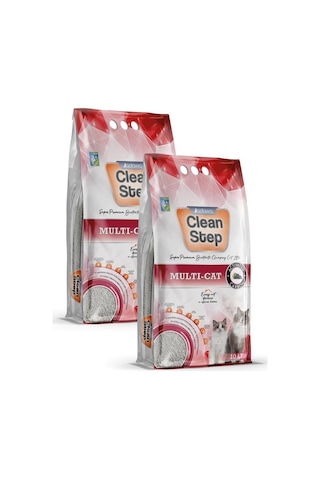 Jadawa Clean Step Aktif Karbonlu İnce Topaklaşan Bentonit Kedi Kumu 2 x 10 L