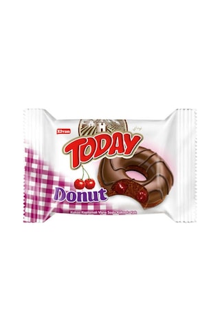 Today Donut Kek Vişneli 35Gr. 24 Adet (1 Kutu)