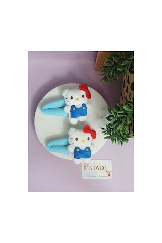 Peluş Figürlü Çıt Çıt Toka 10 Cm 1 Adet Çok Renkli