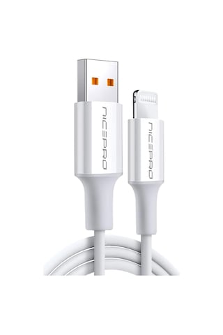 Nicepro Npo UTL12 60 W 1.2 M Tpe USB To Lightning Hızlı Şarj Ve Data Kablosu