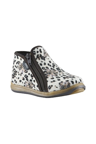 Panço Kız Bebek Leopar Desenli Panduf Çok Renkli