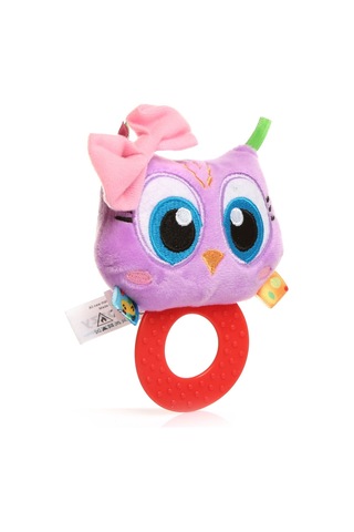 Sozzy Toys Çıngıraklı Dişlik Baykuşum Çok Renkli