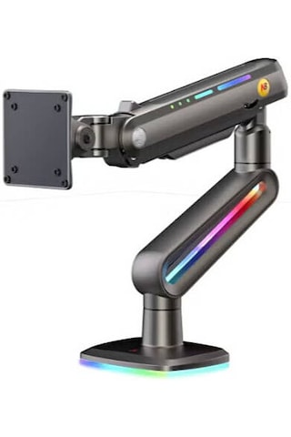 North Bayou Nb F6 Gaming 32-60 İnç Monitör Kolu 2-20 Kg Rgb Işıklı Yüksek Taşıma Kapasiteli Profesyonel Monitör Askısı