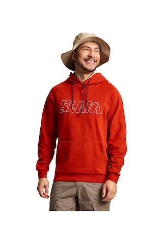Slam Slam Logo Hoodıe Erkek Sweatshırt W37 Kiremit